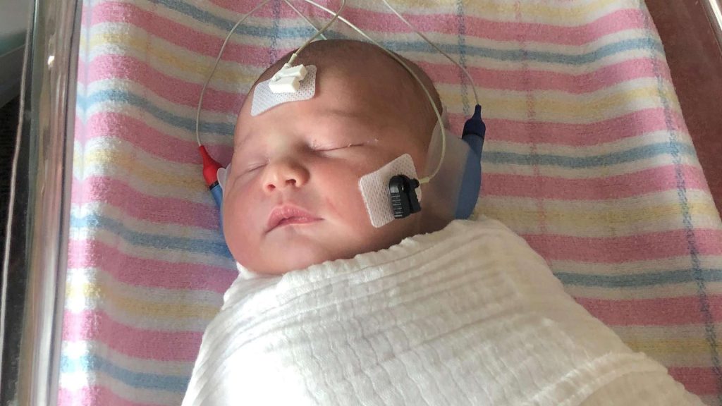 Newborn during Newborn Hearing Screening Test